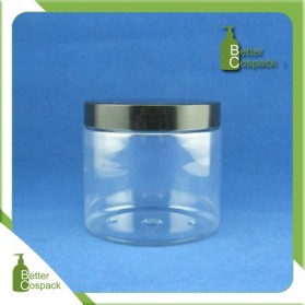 BJAR 500-1 500ml 16.6oz body scrub packaging jar  BJAR 500-1 500ml 16.6oz body scrub packaging jar