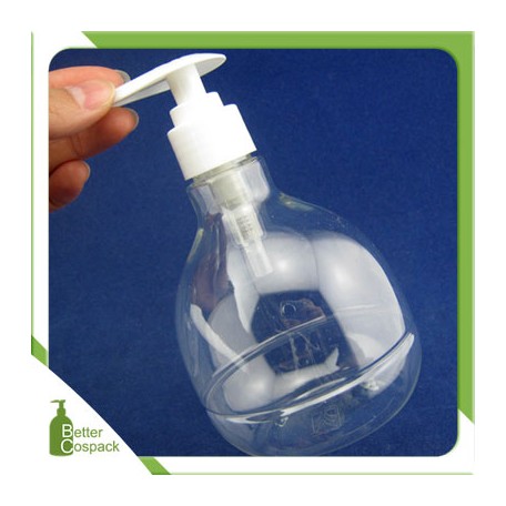 BPET 300ml cosmetic packaging airless pump bottles  BPET 300ml cosmetic packaging airless pump bottles