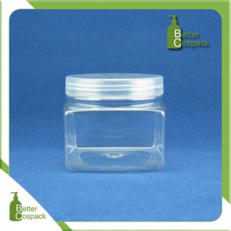 BJAR 250-2 250ml PET cosmetic jar packaging BJAR 250-2 250ml PET cosmetic jar packaging