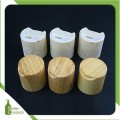 24mm 28mm cosmetic Wood Grain Plastic Pump disc cap