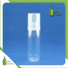 BPET 120-11 120ml 4oz PET round lotion bottle with over cap