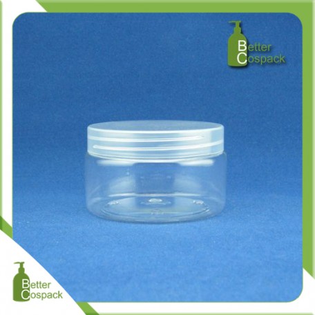 BJAR 100-1 100ml 3.3oz PET jar for face cream BJAR 100-1 100ml 3.3oz PET jar for face cream
