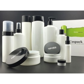 Custom silk screen printing personal care lotion bottles
