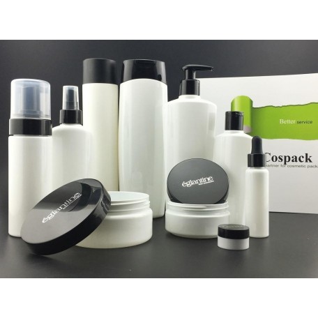 Custom silk screen printing personal care lotion bottles