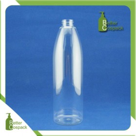 BPET 750-1 750ml PET clear plastic bottle for sale