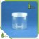 300ml China PET cosmetic jar clear