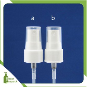 cosmetic plastic screw micro sprayer head