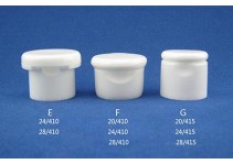 What is the difference between a flip cap and a screw cap?