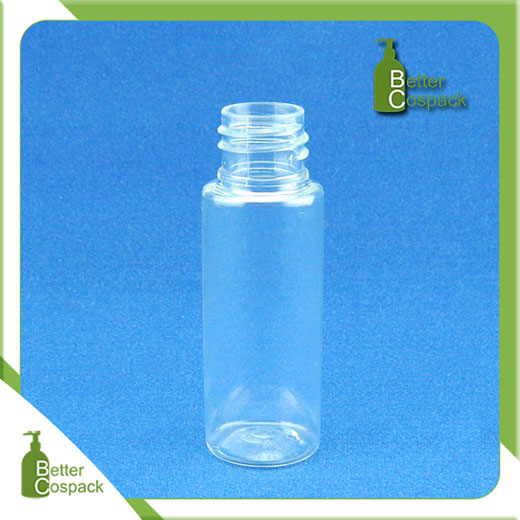 25ml PET plastic transparent bottle