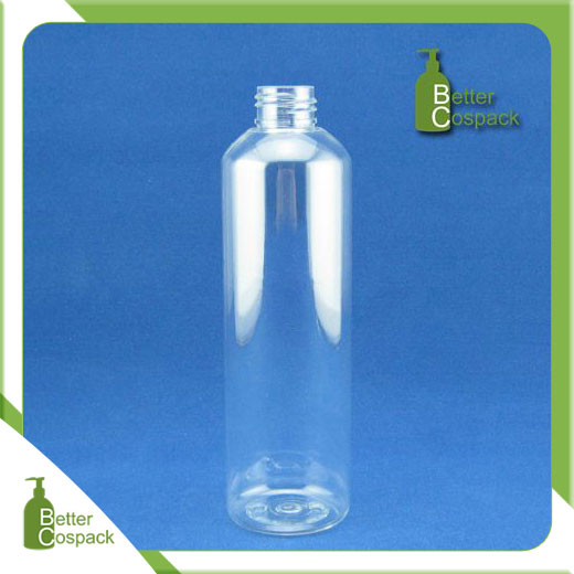 China PET cosmetic bottle clear 280ml 