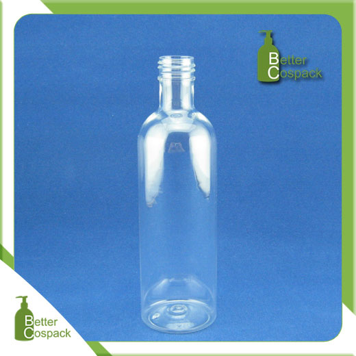 260ml clear plastic skin care bottles