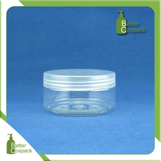 100ml plastic cosmetic jars with lids