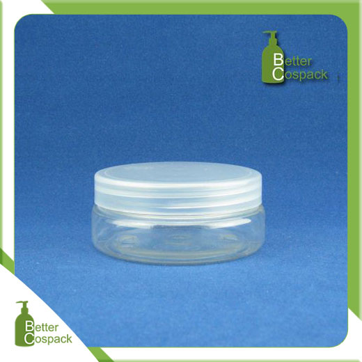 60ml plastic body scrub jar