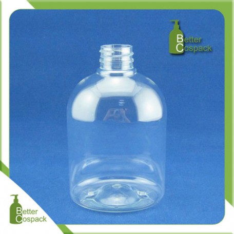 400ml PET bottles cosmetic packaging low minimums